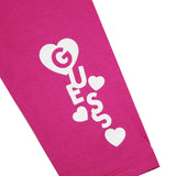 Guess Capri Logo Leggings Bright Pink