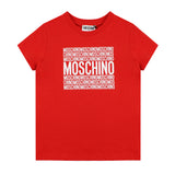 Moschino Repeat Logo Red T-Shirt