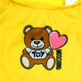 Moschino Teddy Logo Yellow Bikini