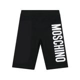 Moschino Logo Black Cycling Shorts