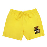 Moschino Toy Teddy Logo Yellow Swim Shorts