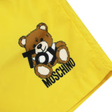 Moschino Toy Teddy Logo Yellow Swim Shorts