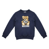 Moschino Navy Toy Teddy Logo Sweatshirt