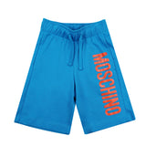 Moschino Surfing Teddy T-Shirt and Shorts Set White/Blue