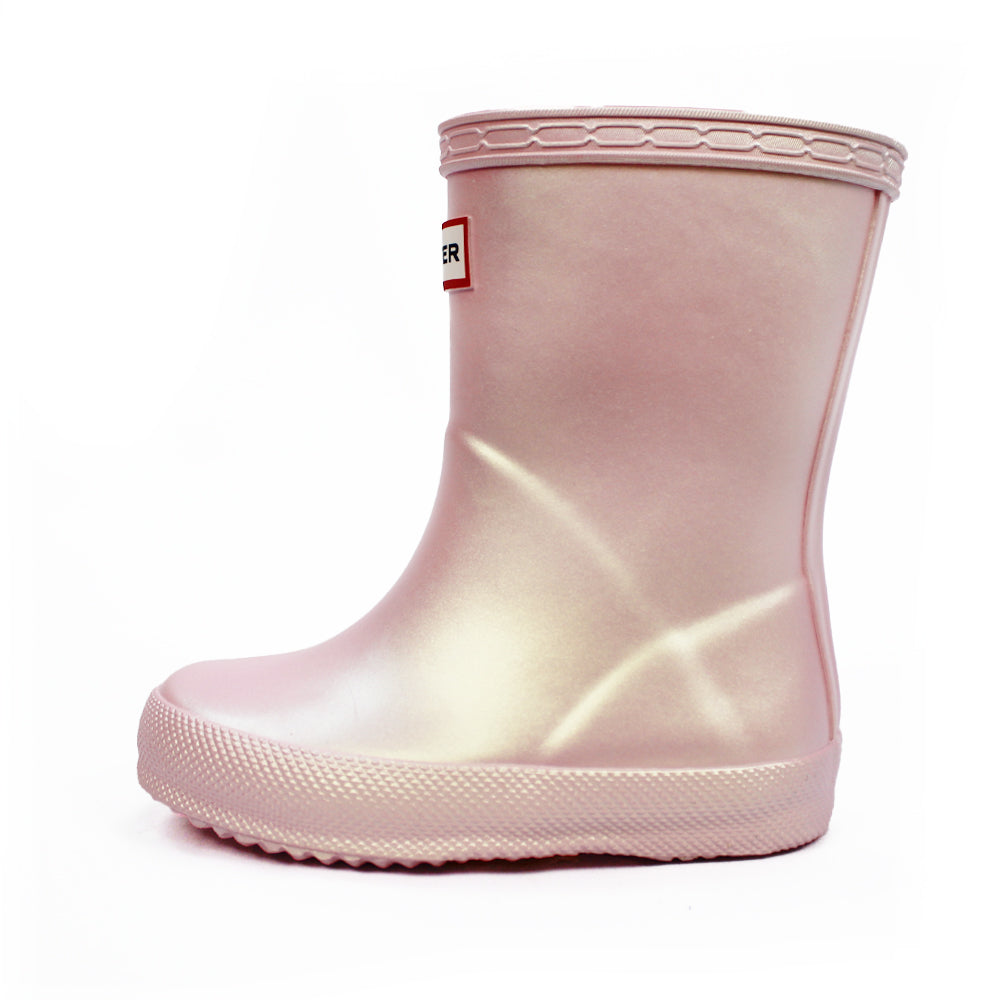 Hunter Baby Wellies Pink Shimmer