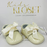 PRETTY ORIGINAL CEAM PATENT PRAM SHOE