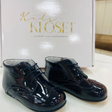 PRETTY ORIGINALS PATENT NAVY BOOT