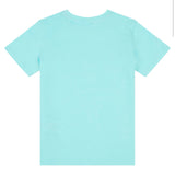 Juicy Couture Aqua Blue Diamante Fitted T-Shirt