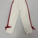 MONNALISA WHITE AND RED TRACKSUIT