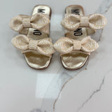 GOLD MOSCHINO SANDALS