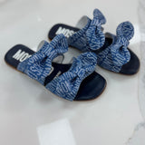 BLUE MOSCHINO SANDALS