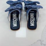 BLUE MOSCHINO SANDALS