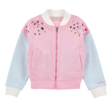 MONNALISA EMBELLISHED BOMBER JACKET