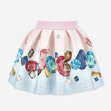 MONNALISA GEM PRINT SKIRT