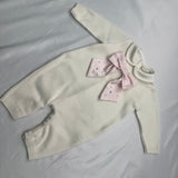 BIMBALO WHITE BOW ROMPER