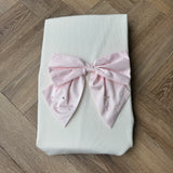 BIMBALO WHITE BOW BLANKET