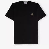 STONE ISLAND BLACK T SHIRT