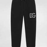 DOLCE & GABBANA BLACK JOGGERS