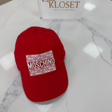 RED MOSCHINO CAP
