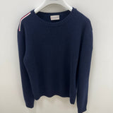 MONCLER KNITTED NAVY JUMPER