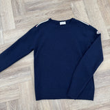 MONCLER KNITTED NAVY JUMPER