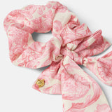 VERSACE SCARF TIE SCRUNCHIE