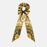 VERSACE SCARF TIE SCRUNCHIE