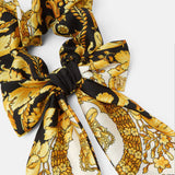 VERSACE SCARF TIE SCRUNCHIE
