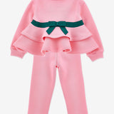 MONNALISA LOVE RUFFLE TRACKSUIT