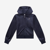Juicy Couture Navy Diamante Zip Up