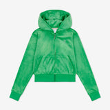 Juicy Couture Diamante Velour Zip Up