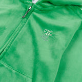 Juicy Couture Diamante Velour Zip Up