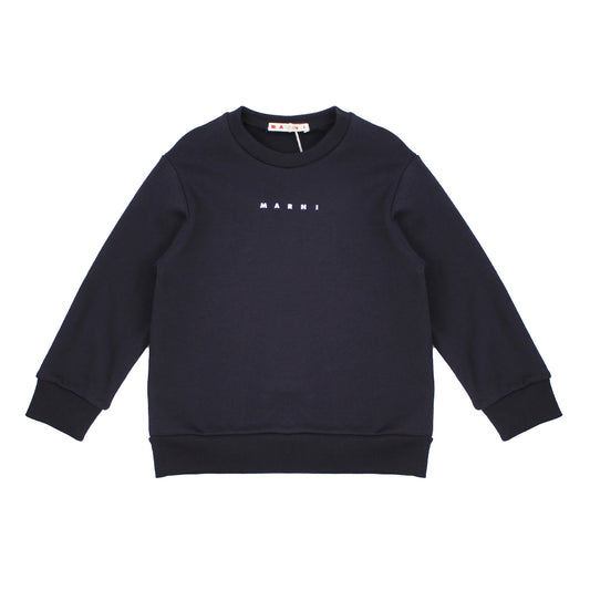 Marni Navy Logo Sweatshirt