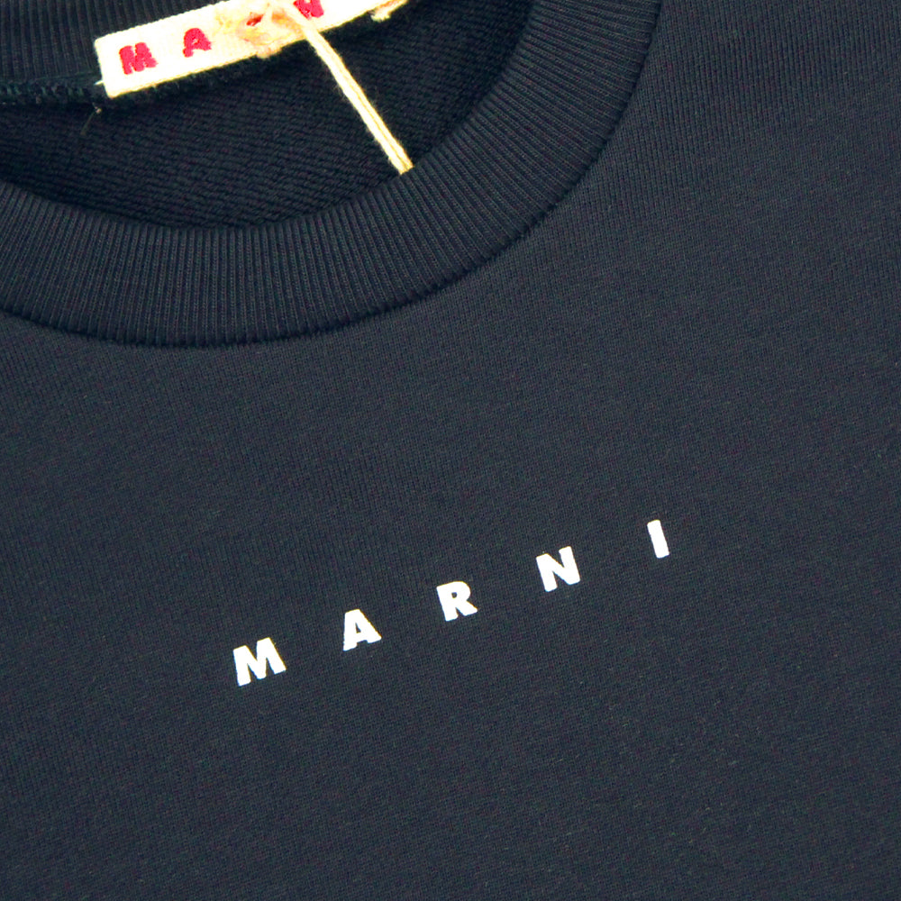 Marni Navy Logo Sweatshirt