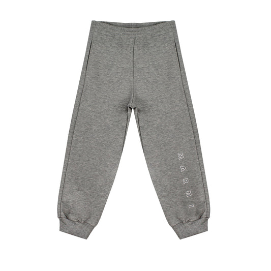 Marni Grey Logo Joggers