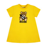 Moschino Baby Teddy Dress Yellow