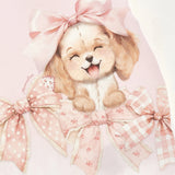 MONNALISA PUPPY BOW SWEATER DRESS