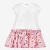 Monnalisa Frill Hem Bambi Dress