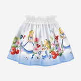 Monnalisa Alice In Wonderland Skirt In Blue