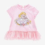 Monnalisa Pink Alice In Wonderland T-Shirt