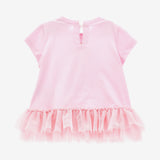 Monnalisa Pink Alice In Wonderland T-Shirt
