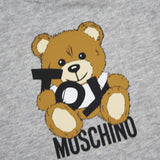 Moschino Teddy Logo Grey T-Shirt Baby