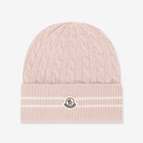 MONCLER KNITTED PINK HAT