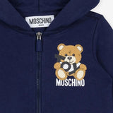 Moschino Baby Navy Teddy Logo Tracksuit