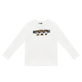 Moschino 3 Teddy Logo T-Shirt White