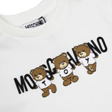 Moschino 3 Teddy Logo T-Shirt White