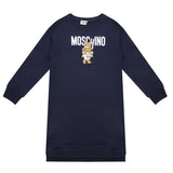 Moschino Navy Teddy Dress