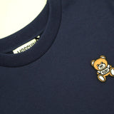 Moschino navy T-Shirt Small Teddy Logo