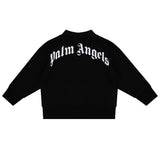 Palm Angels Classic Curved Logo Sweatshirt Black