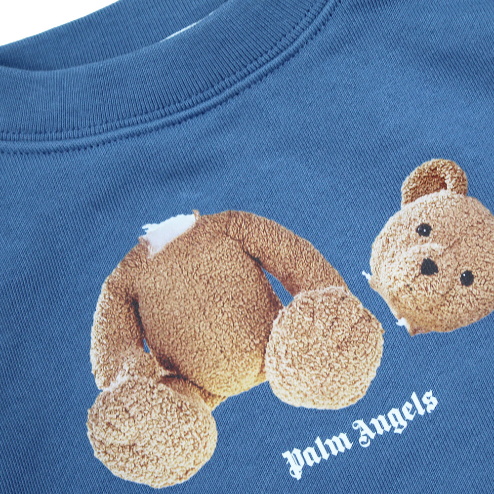 Palm Angels Bear Baby T-Shirt Blue